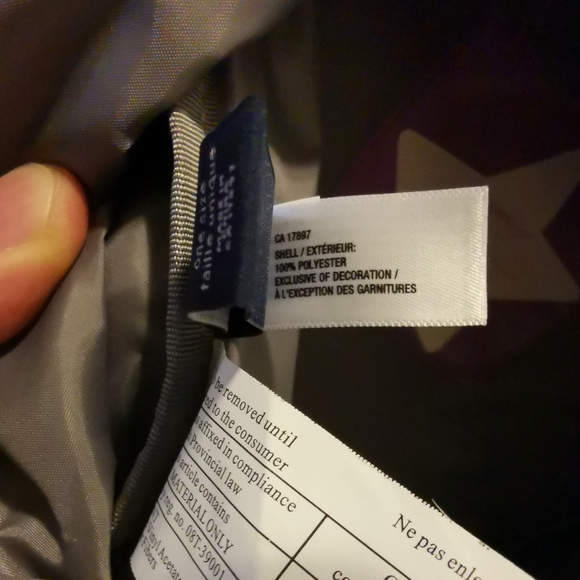 GapKids Backpack Silver Disco School Bag - Picture 8 of 9